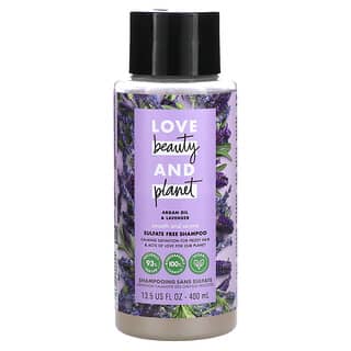 Love Beauty and Planet, Shampoo Smooth and Serene, óleo de argan e lavanda, 400 ml