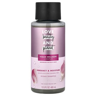 Love Beauty and Planet, Shampoo Blooming Color, per capelli colorati, burro di Murumuru e rosa, 400 ml