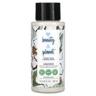 Love Beauty and Planet, Volume and Bounty Conditioner, Kokoswasser und Mimose, 400 ml