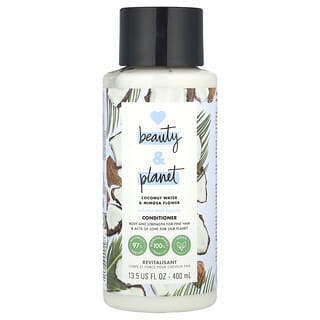 Love Beauty and Planet, Acondicionador Volumen y abundancia, Volume and Bounty, Agua de coco y flores de mimosa, 400 ml (13,5 oz. líq.)