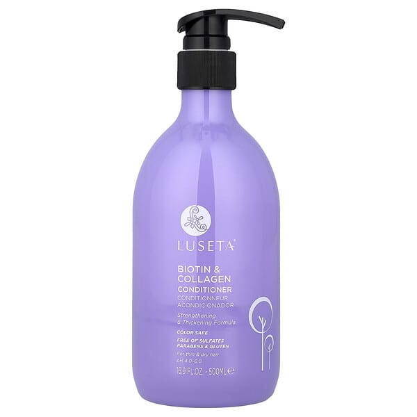 Luseta Beauty, 비오틴 및 콜라겐 컨디셔너, 가늘고 건조한 모발용, 500ml(16.9fl oz)