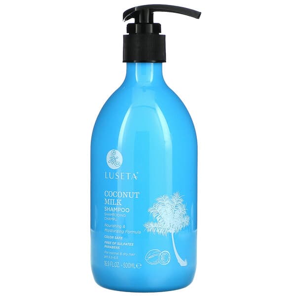 Luseta Beauty, Champú, Leche de coco, 500 ml (16,9 oz. Líq.)