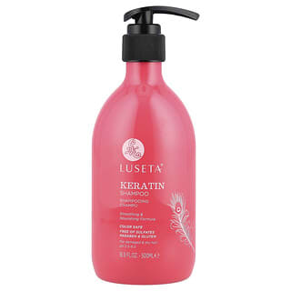 Luseta Beauty, Keratin Sampo, Untuk Rambut Rusak & Kering, 500 ml (16,9 ons cairan)