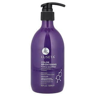 Luseta Beauty, Champú morado iluminador del color, Para cabellos rubios y grises, 500 ml (16,9 oz. Líq.)