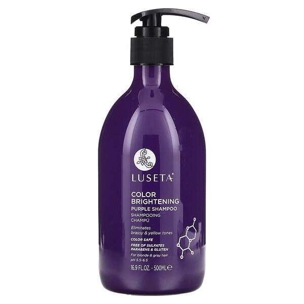 Luseta Beauty‏, Color Brightening, Purple Shampoo, 16.9 fl oz (500 ml)