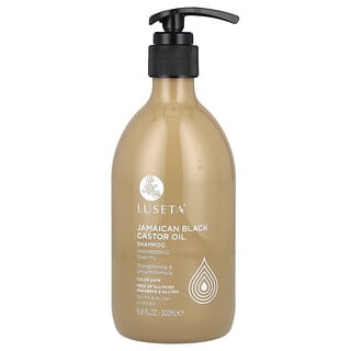 Luseta Beauty, Shampoo all’olio di ricino nero giamaicano, per capelli sottili e secchi, 500 ml