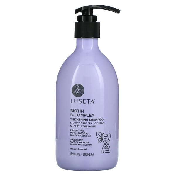 Luseta Beauty, 生物維生素 B 復合物豐盈洗髮精，全6.9 液量盎司（500 毫升）