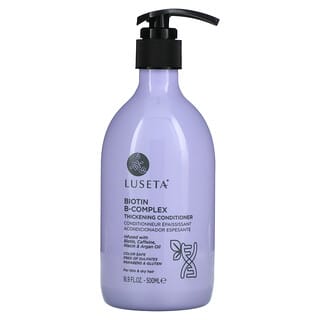 Luseta Beauty, 生物維生素 B 復合物豐盈護髮素，適用於稀薄頭髮和乾性髮質，全6.9 液量盎司（500 毫升）