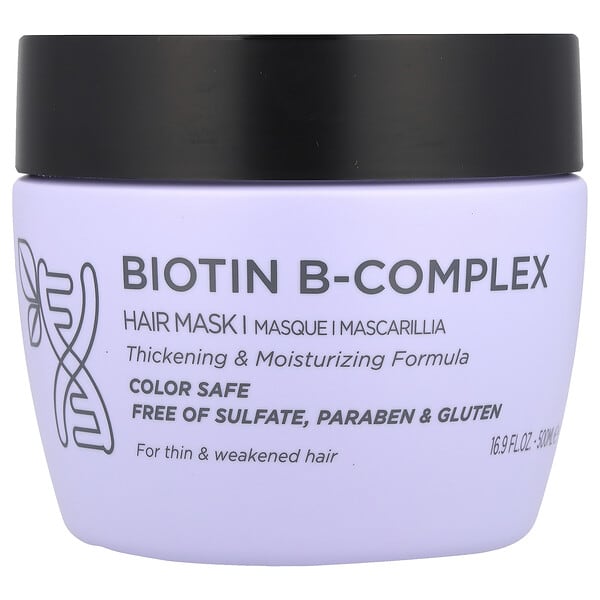 Luseta Beauty, 비오틴 B-컴플렉스, 리페어링 끊김 방지 헤어 마스크, 500ml(16.9fl oz)
