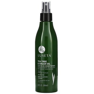 Luseta Beauty, 茶樹油和摩洛哥堅果油，免洗護髮素，適合受損和油性髮質，8.5 液量盎司（25全 毫升）
