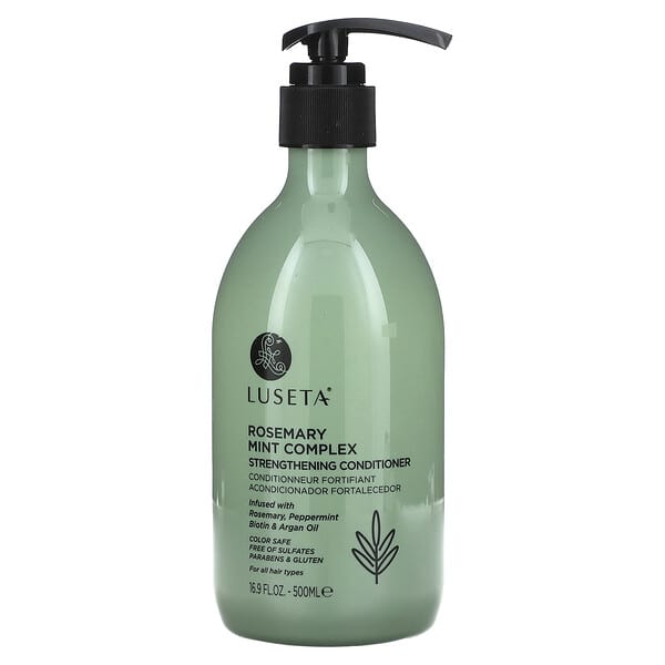 Luseta Beauty, 로즈메리 민트 복합체, 스트렝스닝 컨디셔너, 모든 모발용, 500ml(16.9fl oz)