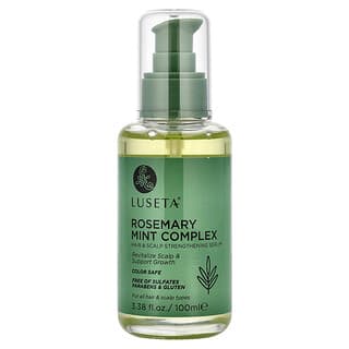 Luseta Beauty, Rosemary Mint Complex, Hair & Scalp Strengthening Serum, för alla hår- och hårbottentyper, 3.38 fl oz (100 ml)