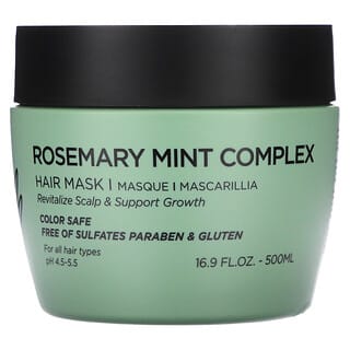 Luseta Beauty, Rosemary Mint Complex, Hair Mask, For All Hair Types, 16.9 fl oz (500 ml)