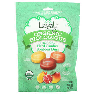 Lovely Candy, Organic Hard Candies, Tropical, 5 oz ( 142 g)
