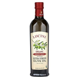 Lucini, Premium Select, Óleo de Oliva Extra Virgem Orgânico, 500 ml (16,9 fl oz)