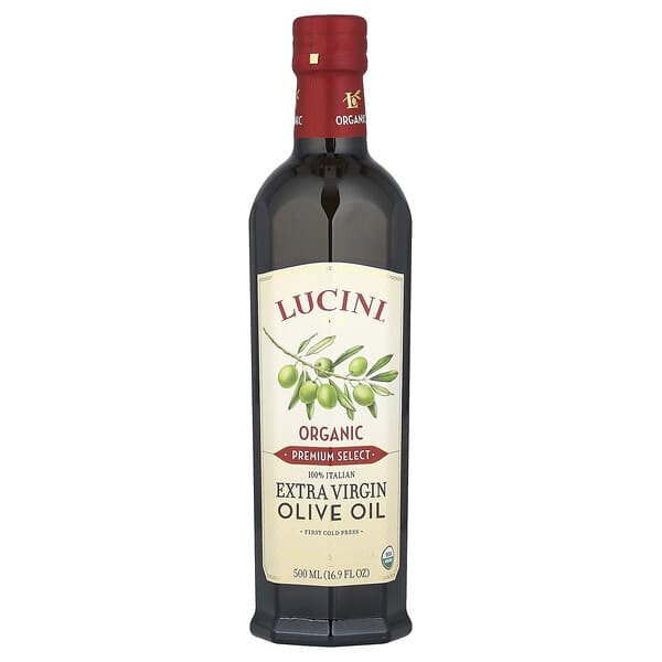 Lucini, Premium Select, Organic Extra Virgin Olive Oil, 16.9 fl oz (500 ml)