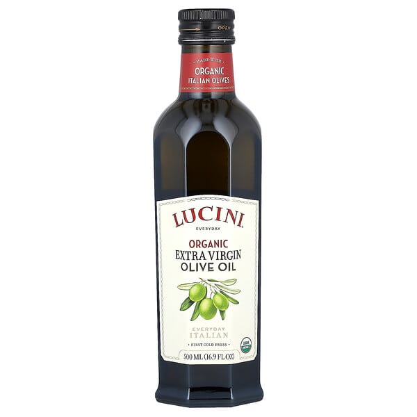 Lucini, 에브리데이, 유기농 엑스트라 버진 올리브 오일, 500ml(16.9fl oz)