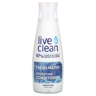 Live Clean, بلسم مرطب، ماء منعش، 12 أونصة سائلة (350 مل)