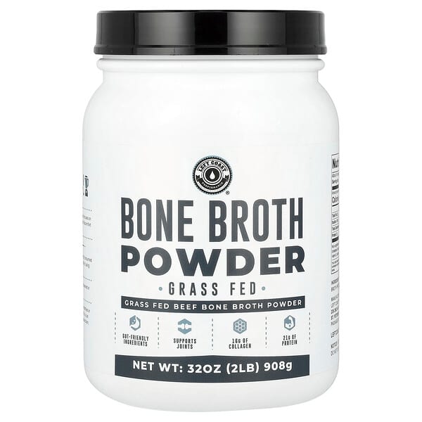 Left Coast Performance, Bone Broth Powder, говядина, 908 г (32 унции)
