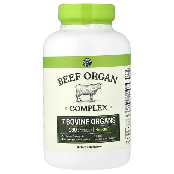 Left Coast Performance, Beef Organ Complex, 180 Capsules