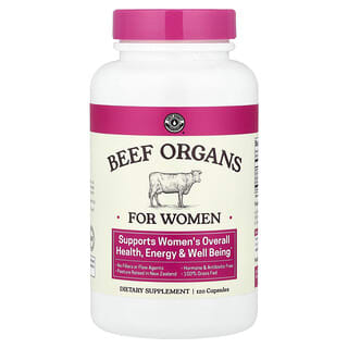Left Coast Performance, ビーフオーガン、女性向け、120粒