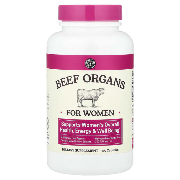 Beef Organs, For Women, 120 Capsules