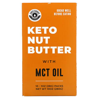 Left Coast Performance, Кето-ореховое масло с маслом MCT, 10 пакетиков по 28 г (10 унций) 