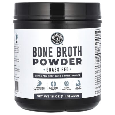 Left Coast Performance, Bone Broth Powder, Beef Flavor, 16 oz (454 g)