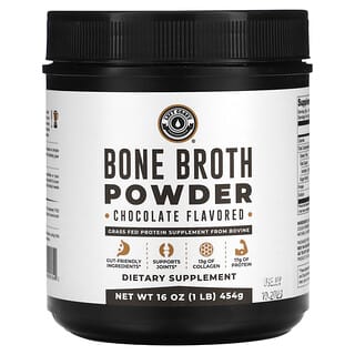 Left Coast Performance, Bone Broth Powder, Chocolate, 1 lb (454 g)