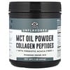 Left Coast Performance, MCT 오일 분말 콜라겐 펩타이드, 프리바이오틱 아카시아 섬유소 함유, 무맛, 454g(1lb)