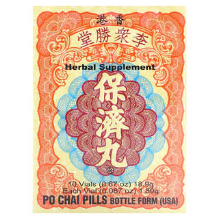 Li Chung Shing Tong, Po Chai Pills, Po-Chai-Pillen, 10 Ampullen, 18,9 g (0,67 oz.)