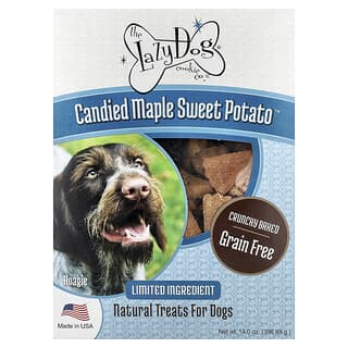 Lazy Dog Cookie, Natural Treats, Candied Maple Sweet Potato™, для собак, 396,89 г (14 унций)