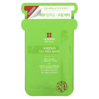 Leaders, Mediu, Amino Tea Tree Beauty Mask, 1 Sheet, 0.84 fl oz (25 ml)