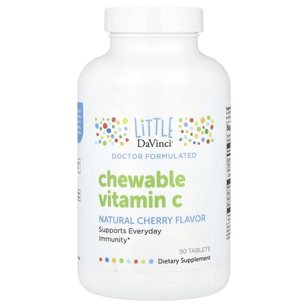 Chewable Vitamin C, Natural Cherry, 90 Tablets