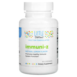 Little DaVinci, Immuni-Z، بالليمون الطبيعي، 60 قرص استحلاب
