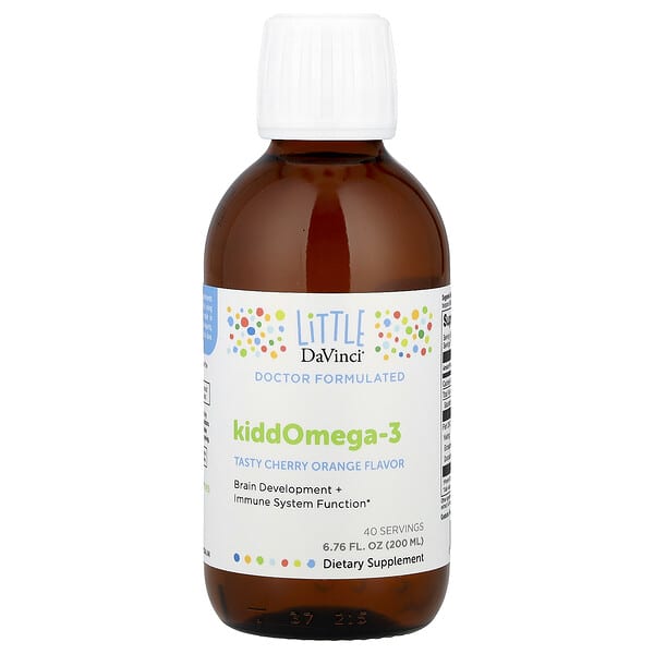 KiddOmega-3, Tasty Cherry Orange Flavor, 6.76 fl oz (200 ml)