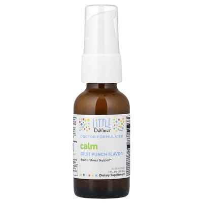 Little DaVinci, Calm, Fruit Punch, 1 fl oz (30 ml)