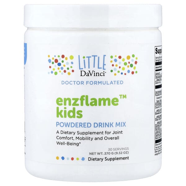 Little DaVinci, Enzflame 어린이용, 분말 드링크 믹스, 270g(9.52oz)