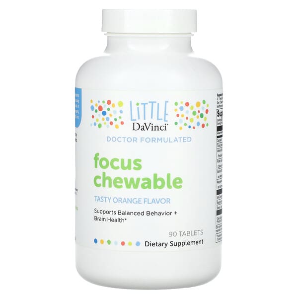 Focus Chewable, Tasty Orange, 90 Tablets