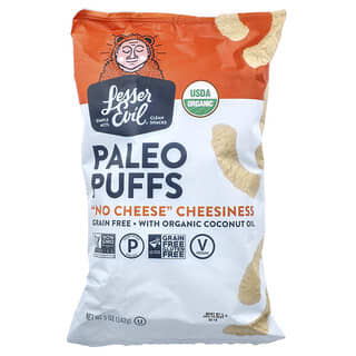 LesserEvil, Paleo Puffs, „No Cheese“ Cheesiness, käsig, 142 g (5 oz.)