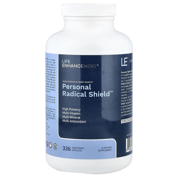 Durk Pearson & Sandy Shaw's®, Personal Radical Shield™, 336 Vegetarian Capsules