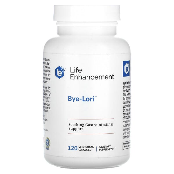 Life Enhancement, Bye-Lori, 120 Vegetarian Capsules