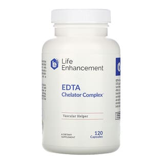 Life Enhancement, EDTA Chelator Complex, Complejo quelante de AETD, 120 cápsulas