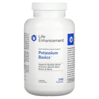 Life Enhancement, Potassium Basics, Kalium, 240 Kapseln