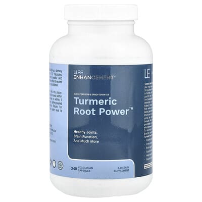Life Enhancement, Turmeric Root Powder™, 1200 mg, 240 Vegetarian Capsules (600 mg per capsule)