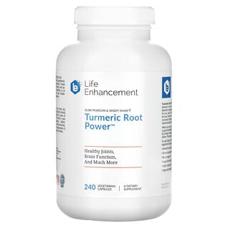 Life Enhancement, Turmeric Root Powder, 240 Cápsulas