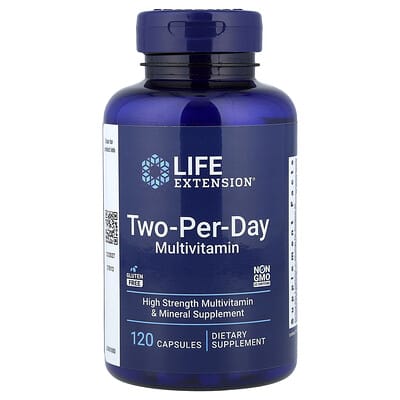 Life Extension, Two-Per-Day, Multivitamin, 120 Capsules Life Extension, Two-Per-Day, Multivitamin, 120 Capsules