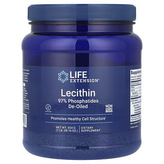 Life Extension, Лецитин, 1 lb (454 g)