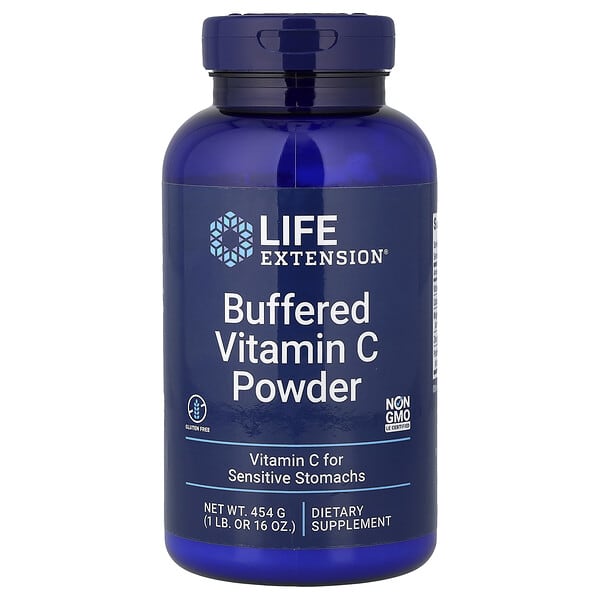 Life Extension, 완충형 비타민C 분말, 454g(16oz)