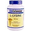 L-Lysine, 620 mg, 100 Capsules